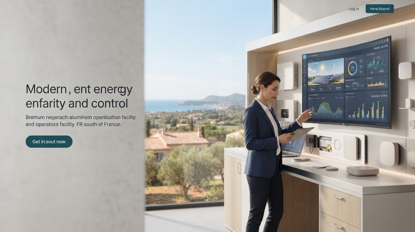 Total Energies — espace de travail lumineux avec une tablette affichant des courbes de croissance bleues et des points de données
